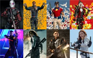 Comic_ Book_ Characters_ Collage Wallpaper