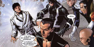 Comic Book Confrontation Wallpaper