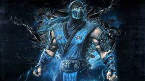 Comic Illustration Of Sub-zero Wallpaper