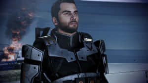 Commander Kaidan Alenko In A Reflective Pose Wallpaper