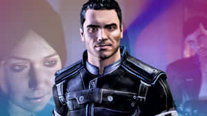 Commander Kaidan Alenko In Action Wallpaper