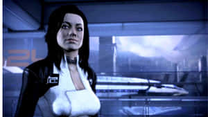 Commander Miranda Lawson In Action Wallpaper