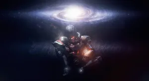 Commander Shepard And The Team In Mass Effect Trilogy Wallpaper