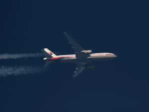 Commercial Airliner Mid Flight Wallpaper