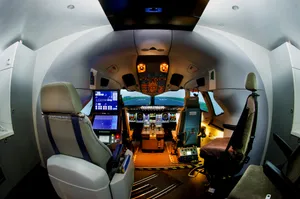 Commercial Airplane Cockpit View Wallpaper