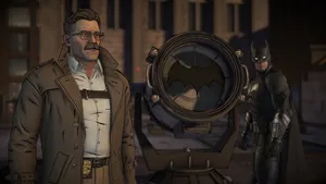 Commissioner Gordon In The Spotlight Wallpaper
