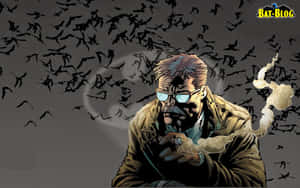 Commissioner Gordon Looking Into The Distance Wallpaper