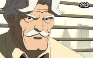 Commissioner Gordon Standing In The Spotlight Wallpaper