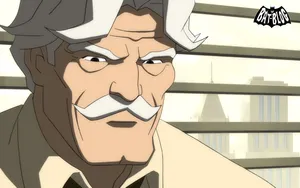 Commissioner Gordon Standing In The Spotlight Wallpaper