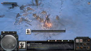 Company Of Heroes 2 50th Army Bonfire Wallpaper