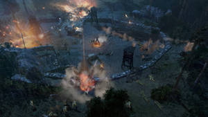 Company Of Heroes 2 Night Combat Wallpaper