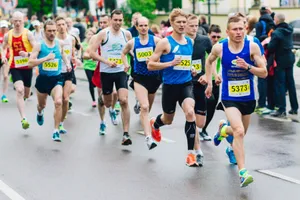 Competent Runners In Marathon Wallpaper