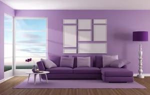 Complement Your Home Decor With A Touch Of Delicate Purple Wallpaper