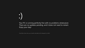 Computer Lock Screen Friendly Message Wallpaper