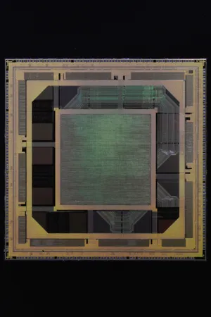 Computer Processor Macro Shot Wallpaper