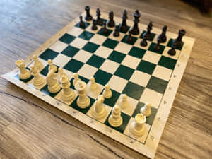 Concentration And Strategy - A Chess Board Wallpaper