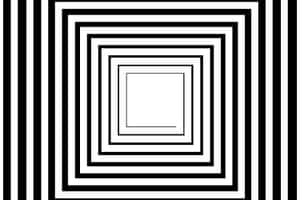 Concentric_ Black_ White_ Squares Wallpaper