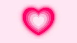 Concentric Heart Aura Wallpaper