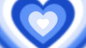 Concentric Hearts Aura Background Wallpaper