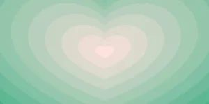 Concentric Hearts Gradient Background Wallpaper