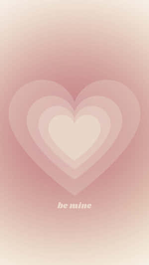 Concentric Hearts Valentine Background Wallpaper