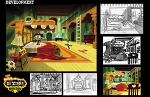 Concept Art In El Tigre The Adventures Of Manny Rivera Wallpaper