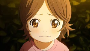 Concerned Anime Character Tsubaki Sawabe Wallpaper