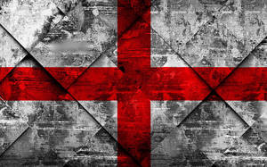 Concrete England Flag Wallpaper