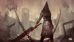 Cone Head With Sword Wallpaper