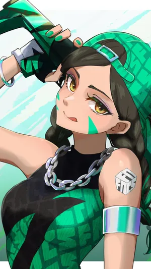 Confident Champion Anime Style Wallpaper