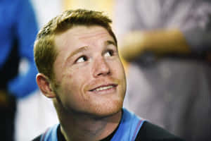 Confident Smile Of World Champion Boxer, Saul 'canelo' Alvarez Wallpaper