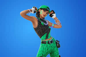 Confident Virtual Character Pose Wallpaper