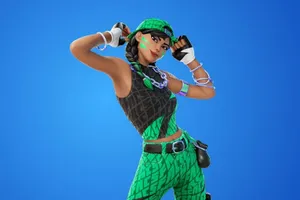 Confident Virtual Character Pose Wallpaper