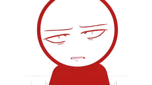 Confused Expression Cartoon Wallpaper