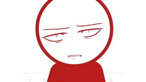 Confused Expression Cartoon Wallpaper