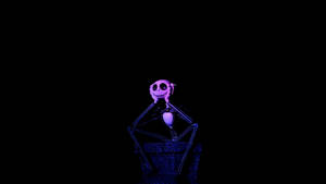 Confused Purple Jack Skellington Wallpaper