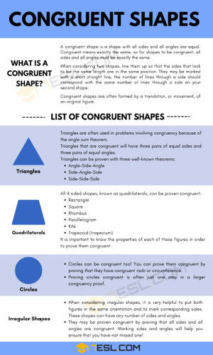 Congruent Shapes Diagram Wallpaper