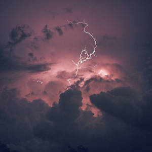 Connected Through Lightning Wallpaper