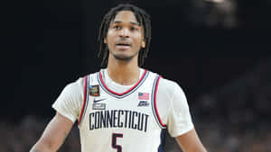 Connecticut Basketball Player Number5 Wallpaper