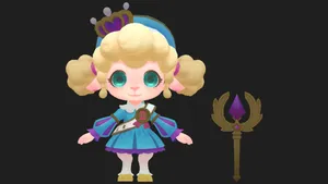 Connie Jovial Conductor Art Wallpaper