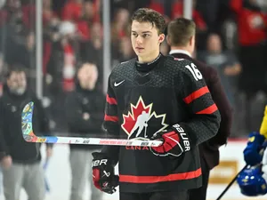 Connor Bedard Team Canada Hockey Player Wallpaper