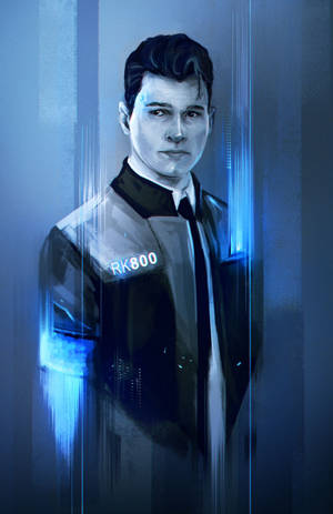 Connor Detroit Become Human Fan Art Wallpaper