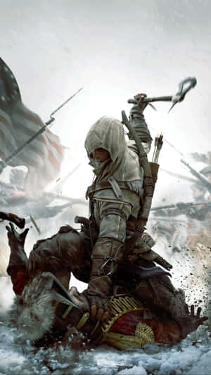 Connor Kenway In Action Wallpaper