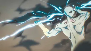 Conqueror In Battle - The War Hammer Titan Wallpaper