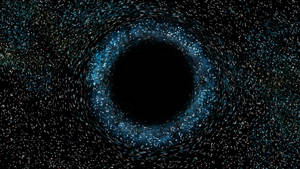 Constellation Of Stars In Black Hole Wallpaper