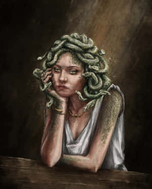 Contemplative_ Medusa_ Artwork.jpg Wallpaper