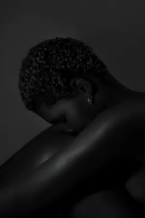 Contemplative_ Silhouette_in_ Monochrome Wallpaper