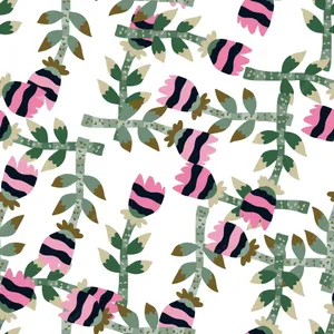 Contemporary Flowers Wallpaper