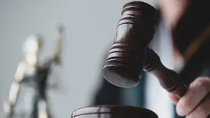 Contemptuous Wooden Gavel Wallpaper