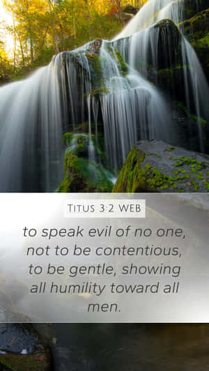 Contentious Bible Saying Phone Theme Wallpaper